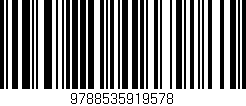 Código de barras (EAN, GTIN, SKU, ISBN): '9788535919578'