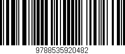 Código de barras (EAN, GTIN, SKU, ISBN): '9788535920482'