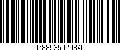 Código de barras (EAN, GTIN, SKU, ISBN): '9788535920840'