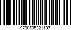 Código de barras (EAN, GTIN, SKU, ISBN): '9788535921137'