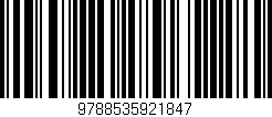 Código de barras (EAN, GTIN, SKU, ISBN): '9788535921847'