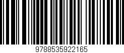 Código de barras (EAN, GTIN, SKU, ISBN): '9788535922165'