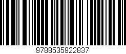Código de barras (EAN, GTIN, SKU, ISBN): '9788535922837'