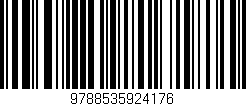Código de barras (EAN, GTIN, SKU, ISBN): '9788535924176'