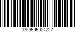 Código de barras (EAN, GTIN, SKU, ISBN): '9788535924237'