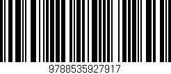 Código de barras (EAN, GTIN, SKU, ISBN): '9788535927917'