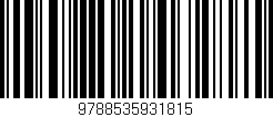 Código de barras (EAN, GTIN, SKU, ISBN): '9788535931815'