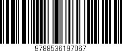 Código de barras (EAN, GTIN, SKU, ISBN): '9788536197067'