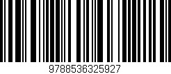 Código de barras (EAN, GTIN, SKU, ISBN): '9788536325927'