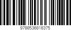 Código de barras (EAN, GTIN, SKU, ISBN): '9788536818375'
