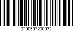 Código de barras (EAN, GTIN, SKU, ISBN): '9788537200872'