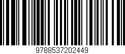 Código de barras (EAN, GTIN, SKU, ISBN): '9788537202449'