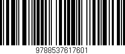 Código de barras (EAN, GTIN, SKU, ISBN): '9788537617601'