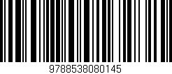 Código de barras (EAN, GTIN, SKU, ISBN): '9788538080145'