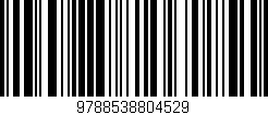 Código de barras (EAN, GTIN, SKU, ISBN): '9788538804529'