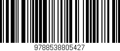 Código de barras (EAN, GTIN, SKU, ISBN): '9788538805427'