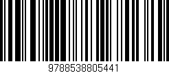 Código de barras (EAN, GTIN, SKU, ISBN): '9788538805441'