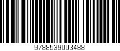 Código de barras (EAN, GTIN, SKU, ISBN): '9788539003488'