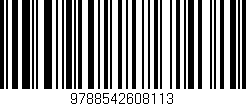 Código de barras (EAN, GTIN, SKU, ISBN): '9788542608113'