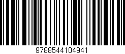 Código de barras (EAN, GTIN, SKU, ISBN): '9788544104941'
