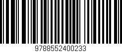Código de barras (EAN, GTIN, SKU, ISBN): '9788552400233'