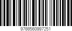 Código de barras (EAN, GTIN, SKU, ISBN): '9788560997251'