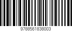 Código de barras (EAN, GTIN, SKU, ISBN): '9788561838003'