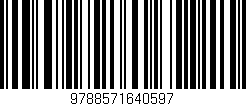 Código de barras (EAN, GTIN, SKU, ISBN): '9788571640597'