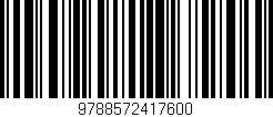 Código de barras (EAN, GTIN, SKU, ISBN): '9788572417600'