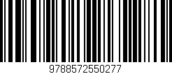 Código de barras (EAN, GTIN, SKU, ISBN): '9788572550277'