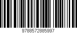 Código de barras (EAN, GTIN, SKU, ISBN): '9788572885997'