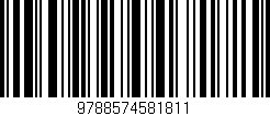 Código de barras (EAN, GTIN, SKU, ISBN): '9788574581811'