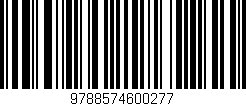 Código de barras (EAN, GTIN, SKU, ISBN): '9788574600277'