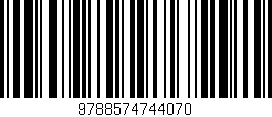Código de barras (EAN, GTIN, SKU, ISBN): '9788574744070'