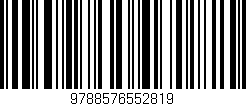 Código de barras (EAN, GTIN, SKU, ISBN): '9788576552819'