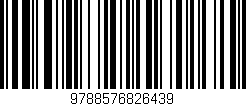 Código de barras (EAN, GTIN, SKU, ISBN): '9788576826439'