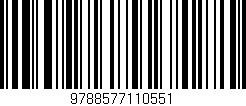 Código de barras (EAN, GTIN, SKU, ISBN): '9788577110551'