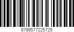 Código de barras (EAN, GTIN, SKU, ISBN): '9788577225729'