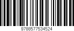 Código de barras (EAN, GTIN, SKU, ISBN): '9788577534524'