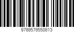 Código de barras (EAN, GTIN, SKU, ISBN): '9788578550813'