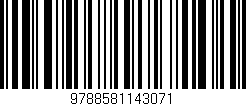 Código de barras (EAN, GTIN, SKU, ISBN): '9788581143071'