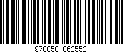 Código de barras (EAN, GTIN, SKU, ISBN): '9788581862552'