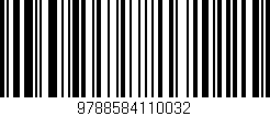 Código de barras (EAN, GTIN, SKU, ISBN): '9788584110032'