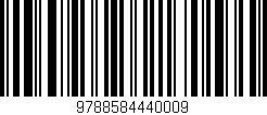 Código de barras (EAN, GTIN, SKU, ISBN): '9788584440009'