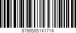 Código de barras (EAN, GTIN, SKU, ISBN): '9788585141714'