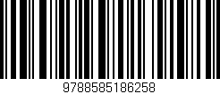 Código de barras (EAN, GTIN, SKU, ISBN): '9788585186258'
