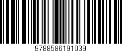 Código de barras (EAN, GTIN, SKU, ISBN): '9788586191039'
