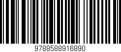 Código de barras (EAN, GTIN, SKU, ISBN): '9788588916890'