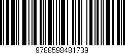 Código de barras (EAN, GTIN, SKU, ISBN): '9788598481739'