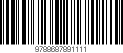 Código de barras (EAN, GTIN, SKU, ISBN): '9788687891111'